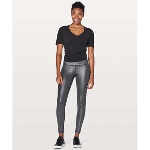 Lululemon Wunder Under Hi-Rise Tight Luxtreme 28" Sz 6 Shine